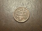 1855 Large Cent Xf Holed