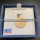 Stunning 14k Yellow Gold  1   Our Guardian Angel Protect Us Pendant