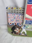 Vintage Coca-cola Classic Baseball Scoreboard Wall Clock Stadium Scene Quartz