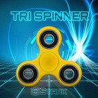 Yellow Hand Spinner Tri Fidget Focus Desk Toy Edc Adhd Autism Kids Adult 100 Pcs