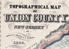 1862 Map Of Union County New Jersey