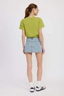 Low Waist Denim Mini Skirt With Pockets