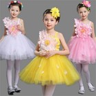 Girl Kid Tutu Ballet Dance Dress Flower Florals Party Princess Wedding Clothing