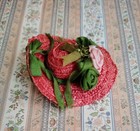 Vintage Artist Made Dollhouse Miniature Hat 1 12 Scale