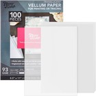 Vellum Paper - 8 5 X 11 In  100 Sheets White Translucent - Translucent   Tran   