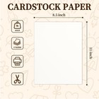 50 Sheets White Cardstock 8 5 X 11 Inch Cardstock Paper 65 Lb 175 Gsm card St   