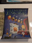Killswitch Engage Tour Poster Simpsons Signed 18 X 24
