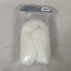 Natural White Wool Roving 2 Yd Leather Factory Felting Spinning Fiber
