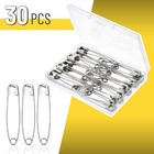 - 3 Inch Oversize Safety Pins  30 Pack - Heavy Duty Large Safety Pins For Clo   