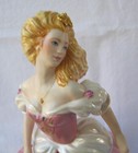 Exquisite Large Franklin Mint Cinderella Princess Porcelain Figurine No 001