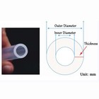 Transparent Silicone Rubber Tubing Hose Medical Food Grade Id From 0 5mm To 60mm