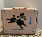 Vintage 1962 Gigi Poodle Pink Vinyl Lunchbox Bag