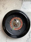 Vintage Josa Games Bakelite 8  Roulette Wheel With Ball Usa Good Luck Brand