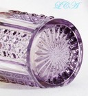 Antique Thermopolis Wyoming Souvenir Sun Colored Amethyst Eapg Ornate Glass Cup