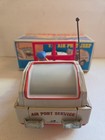 Vintage Japan T Toy Tv Airport Jeep Battery Operated Moving Scene W  Box Works  