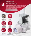 For Hoshizaki 3u0111-01 J248-030 Water Valve 120v 60hz With Mounting Nuts