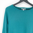 Beachlunchlounge Women   s M Waffle Knit Thermal Long Sleeve Top Knit Cuffs