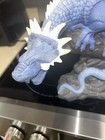 Ceramic Bisque Dragon Large Piece Someone Started Painting By And Finish  14 In