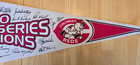 Vintage Cincinnati Pennants Inc 1990 World Series Champions Signatures 30x12