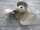 Vintage Used Boat Brass Propeller Great For Decor Nautical Decor