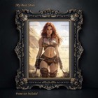 Warrior Queen Art Print  Fierce Female Fight  Sexy Woman Poster D952