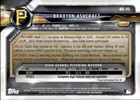 Lot Of 20 2018   Bowman Draft 1st Base Paper Prospect Bd95 Braxton Ashcraft