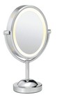 Large Conair Lighted Makeup Vanity Mirror Led 1x 7x Magnifying Double Sided Nib