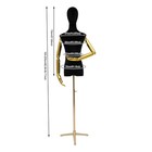 Female Dress Form Adjustable Display  Clothing Store Female Mannequin Body