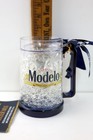 New Modelo Cerveza 1925 Double Wall Freezer Beer Mug Stein Blue W mini Opener