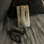 Crosley Cr57 Wall Phone Chrome Vintage Art Deco Phone Working  Condition