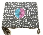 1958 Vintage Scandinavian Textile Tablecloth By Renowned Designer Viola Gr  sten