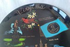 Vintage Virginia State Collector s Bowl Plate Black Plastic Tourist Souvenir 9 