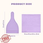 Dizila Baby Swaddle Blanket Hat Purple Newborn Girl Boy Soft Stretchy Receivi   