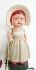 Vintage Windup Toy Celluloid Mary And Her Little Lamb Ck Japan Works 1930s