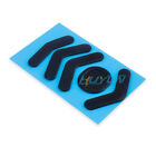 2 Sets Black Rounded Curved Edges Mouse Feet Skates For Logitech G604 Mouse