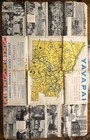 1940s Illustrated Pictorial Map Brochure Prescott Yavapai County Arizona