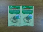 2 X Clover Adjustable Ring Thimble W plate   Cutters Clipper  Great For Sashiko