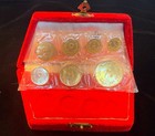 1966 Egypt Salaheldin Eagle Proof 7 Coin Set W original Case