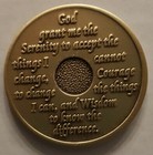 1 Year Alcoholics Anonymous Aa Bronze Medallion Coin Sobriety Chip One