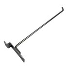 2 Pc 12   Chrome Slatwall Hook Hooks Retail Display Wire Metal Hanger  