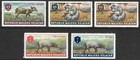 Republik Maluku Selatan Set Of 26 Stamps Mnh 1953 Wild Animals All Diff As Shown