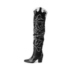 Women Thigh High Boots Cowgirl Boots Western Over The Knee Vintage Cowboy Boots
