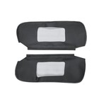 Black Car Sun Visor Cover Pair Fit For Chevy Camaro 1993-2002 For Pontiac