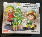 Fisher Price Little People Collector Elf Movie Figure Set Buddy  Jovie  Tree