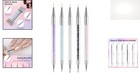 Multi-functional Nail Art Brush Set - 5 Double-ended Tools For Precision Designs