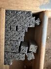 Lot 70  Letterpress Type Metal Printing Block Antique Floral Whimsical Swirl