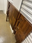 Vintage Mid Century Modern Brutalist Staccato Queen Headboard By Lane
