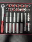 Teng Tools 1 2 Socket Set  Breaker Bar  Torque Wench And 1 4 Socket Set Lot
