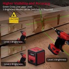 100ft Laser Level Green Cross Line Self Leveling Charging Measure Tool Ip54