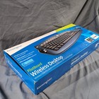 Kensington Pilotboard Wireless Desktop Multimedia Keyboard Optical Mouse Black